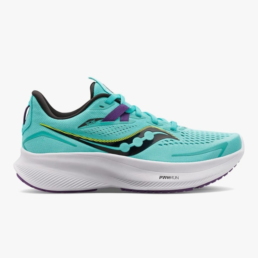 Saucony Women's Running Shoes - Teal and Purple